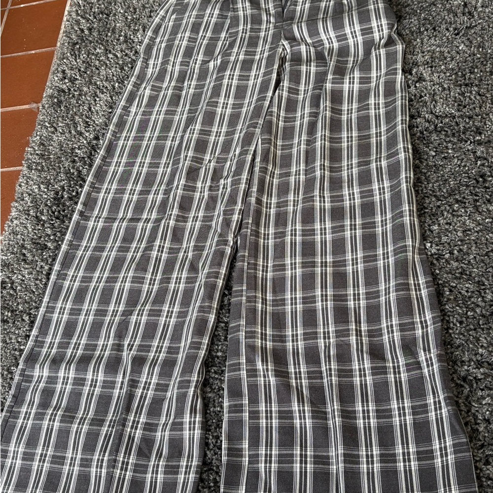 re:named Black and White Striped Trousers